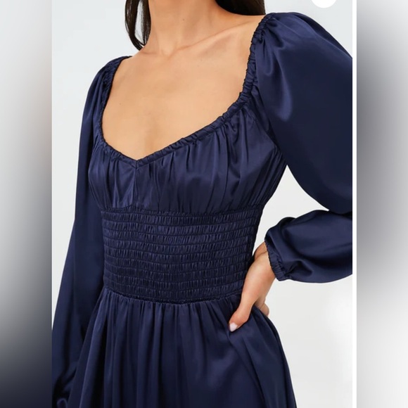 Few Moda Navy Blue Women's Dress - Picture 5 of 7